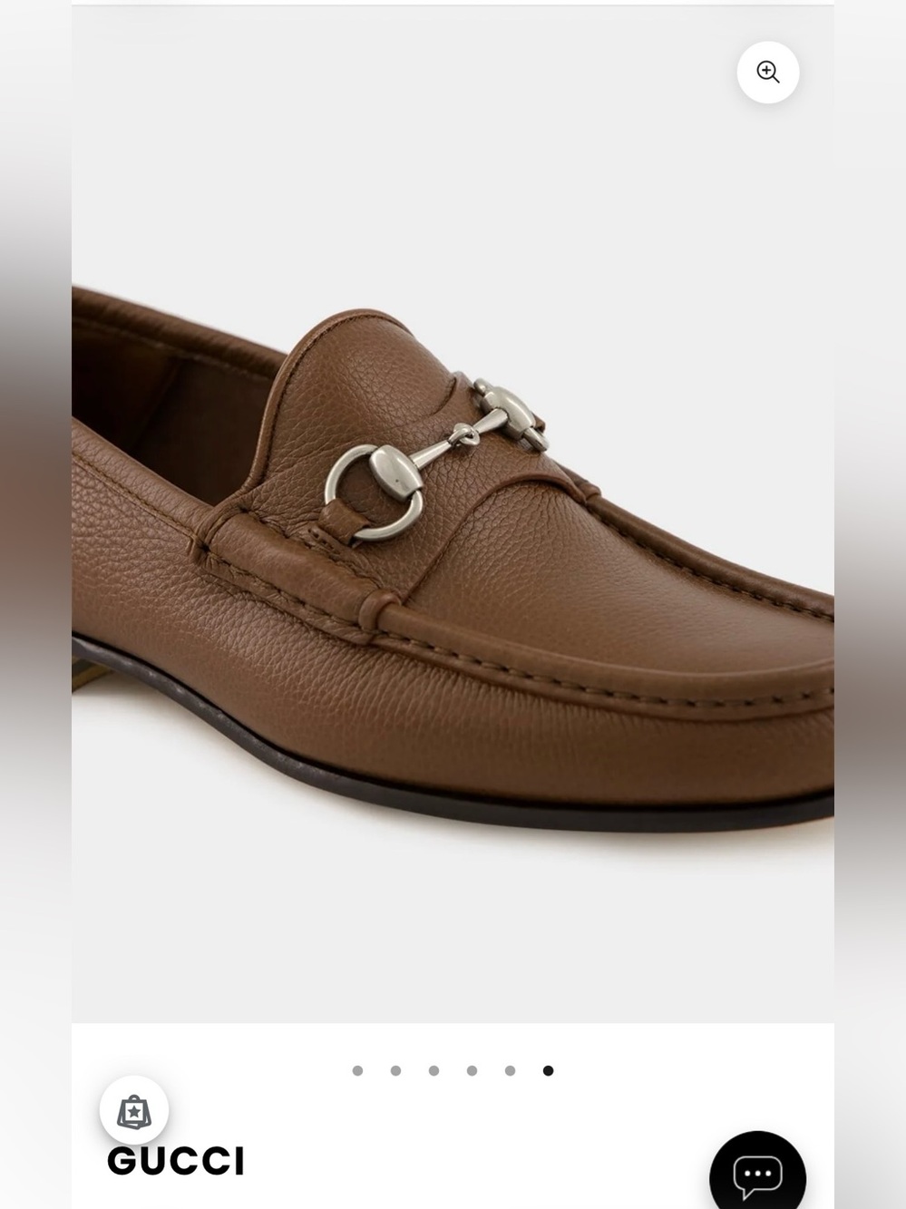 Gucci Bryanne Horsebit Leather Loafers – Nut Brown – Men’s Size 9 – Brand New